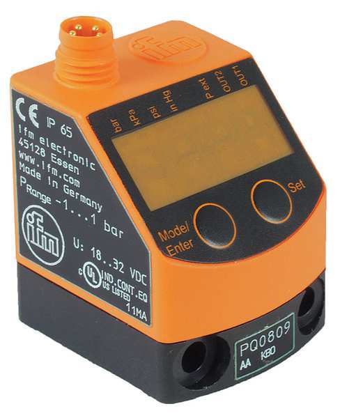 Compound Digital Pressure Switch, (2) SPST, -14.5 psi Vac to 145 psi