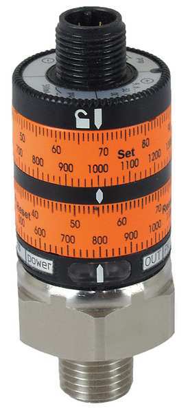 Pressure Switch, (2) SPST, 0 to 1450 psi