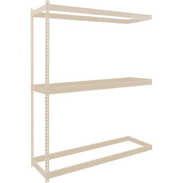 Boltless Shelving Add-on Unit, 72x48x84in