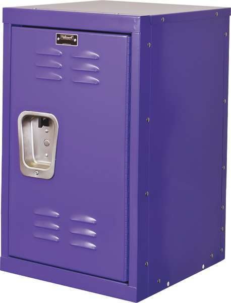 Wardrobe Locker, 15 in W, 15 in D, 24 in H, (1) Tier, (1) Wide, Purple