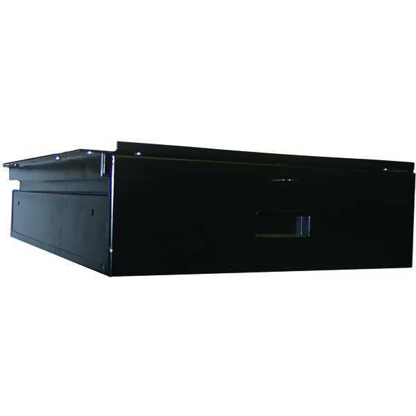 Drawer, 18 in. W x 24 in. D x 6 in. H, Blk