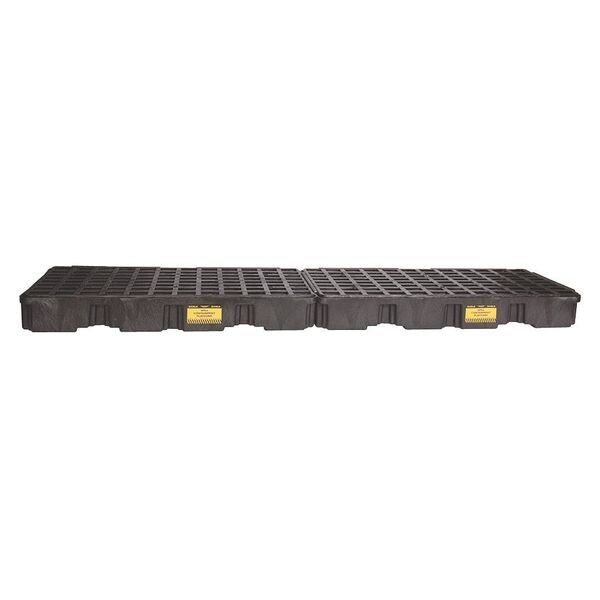 Drum Spill Containment Platform, 60.5 gal Spill Capacity, 4 Drum, 10,000 lb., Polyethylene
