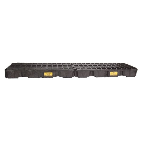 Drum Spill Containment Platform, 60.5 gal Spill Capacity, 4 Drum, 10,000 lb., Polyethylene