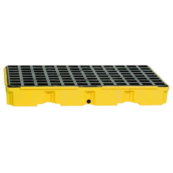 Drum Spill Containment Platform, for (2) Drums, 30 Gallong Spill Capacity, 5000 lb Load Capacity