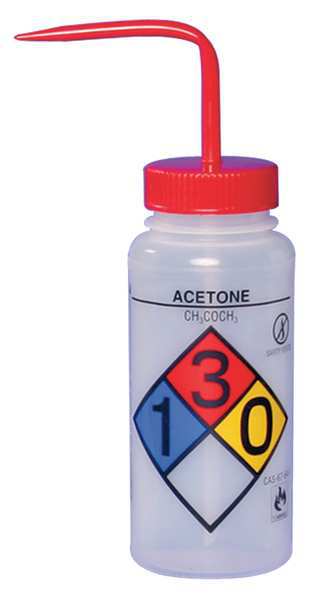 Red Wash Bottle 16 oz., 4 Pack