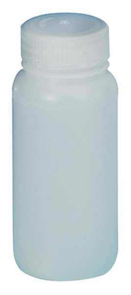 Bottle, Wide, 8 Oz, HDPE, PK12