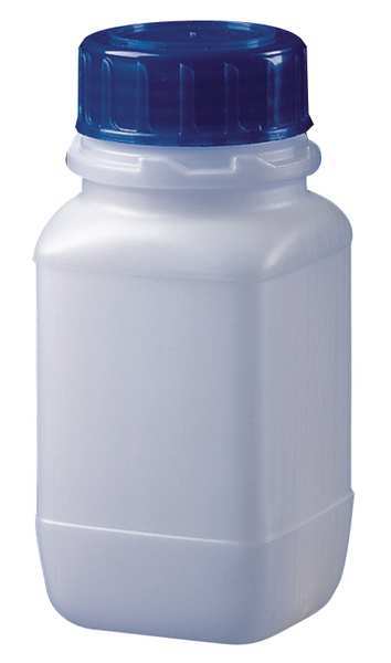 Square Bottle, Wide, 32 Oz, HDPE, PK6