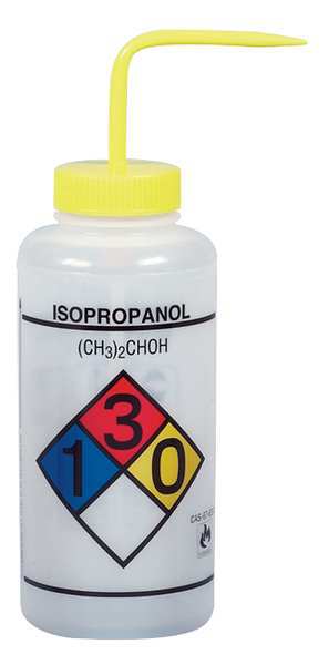 Yellow Wash Bottle 32 oz., 2 Pack