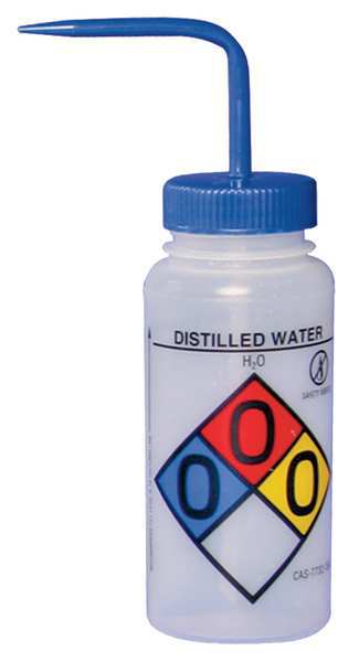 Wash Bottle 16 oz., 4 Pack, Diameter: 53 mm