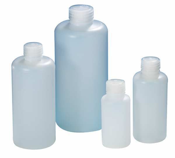 Bottle, Narrow, 8 Oz, HDPE, PK200