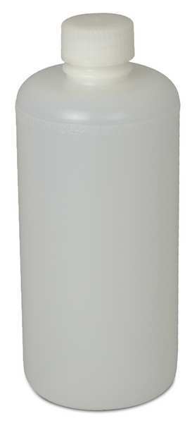 Bottle, Narrow, 16 Oz, HDPE, PK100