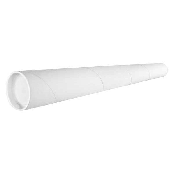 Mailing Tube, 48inLxWhite, PK34
