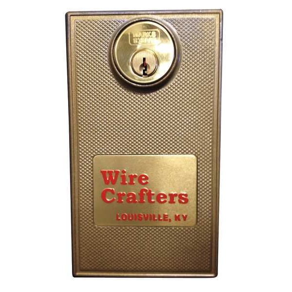 Slide Door Cylinder Lock, Unfinished