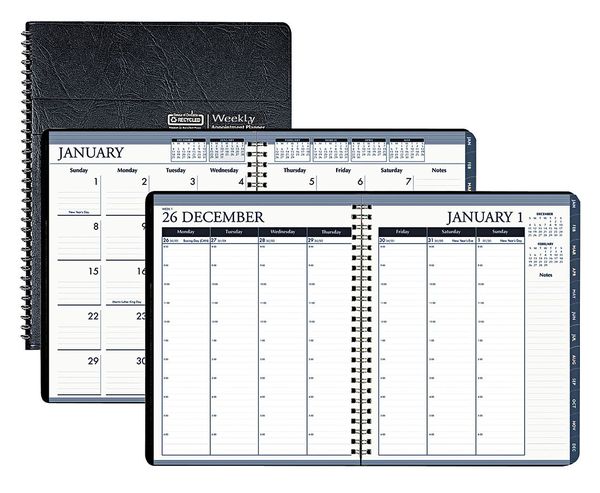 Weekly/Monthly Planner, 8-1/2x11 In.