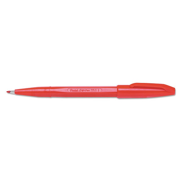 Porous Point Pen, Fine 0.7 mm, Red PK12