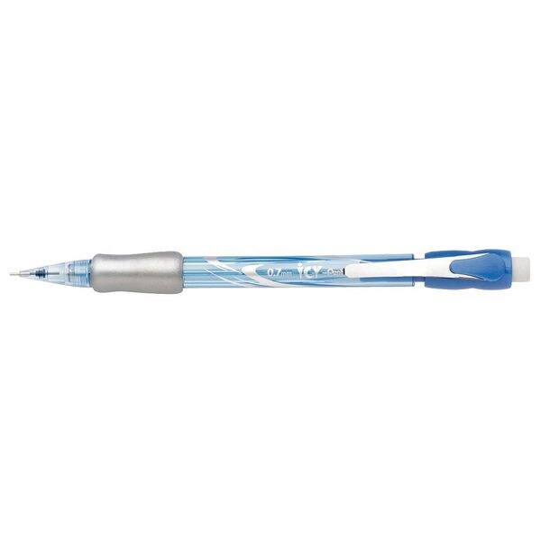 Mechanical Pencil, 0.7mm, Trans Blue, PK12