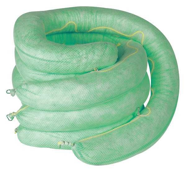 Absorbent Boom, Gray, 65 gal., PK4