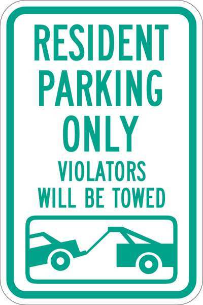 Resident Parking Sign, 18