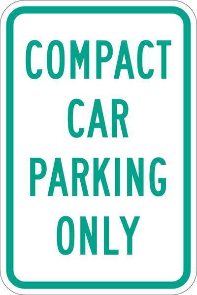 Compact Car Parking Sign, 18