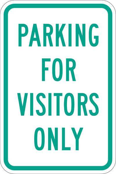 Visitor Parking Sign, 18
