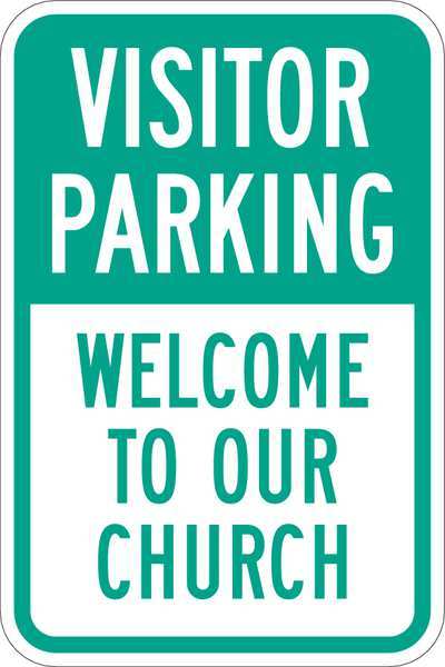 Church Parking Sign, 18