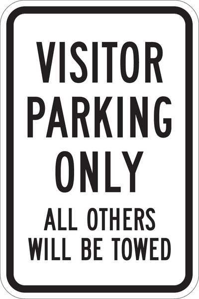 Visitor Parking Sign, 18