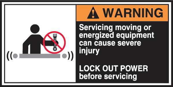 CEMA Label, 2 1/2 in Height, 5 in Width, Vinyl, Horizontal Rectangle, English