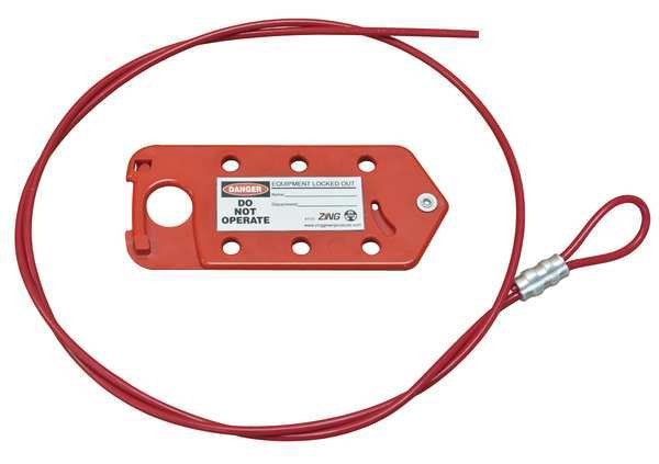 Tab-Cinching Cable Lockout, 6 ft. L