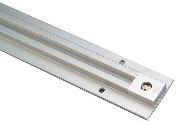 Shower Curtain Track, 75 in.L, Aluminum