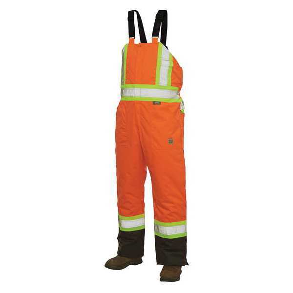2X Hi-Vis Insulated Bibs, Florescent Orange