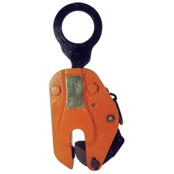 Plate Clamp, 6000lb, Vertical, 0 to 1-1/4In