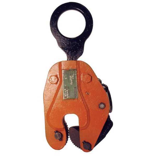 Plate Clamp, 4000 lb, Vertical, 0 to 1 In