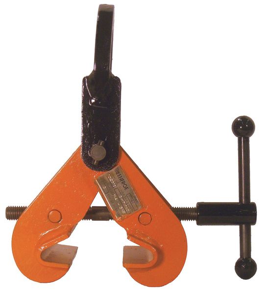 Beam Clamp, 3000 lb, Vertical, 3 to 7-1/2In