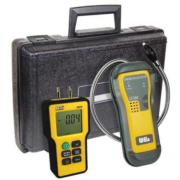 NIST Certified Leak/Pressure Test Kit, 9V Battery