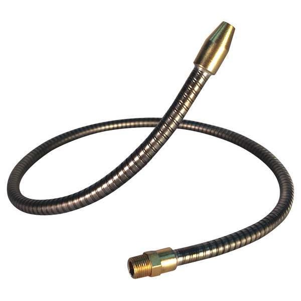 Coolant Hose, 1/8 in.Pipe, 18 in.L, Gray