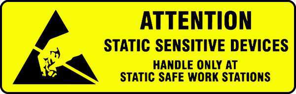 LBL, ATT STATIC SENSITIVE DEV, 2X5/8,500RL