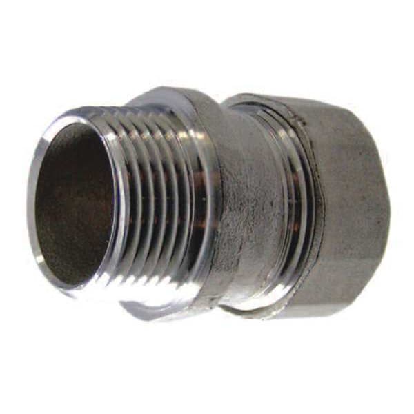Compress Male Cnnctr, 1-1/4in, 1-27/32inL