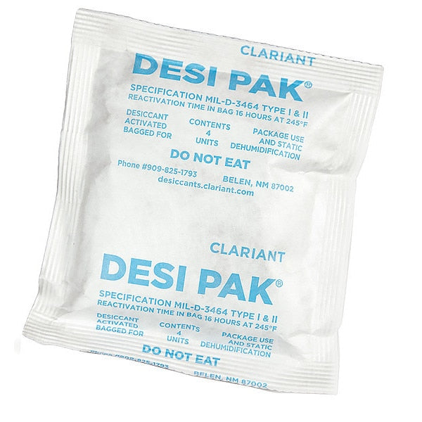Desiccant, 5-1/2in. L, 5in. W, 4 oz., PK500