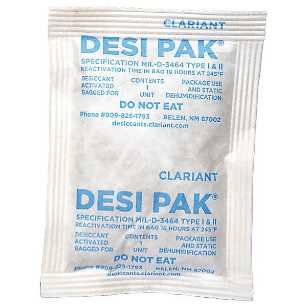 Desiccant, 4in. L, 3in. W, 1 oz., Bag, PK1300