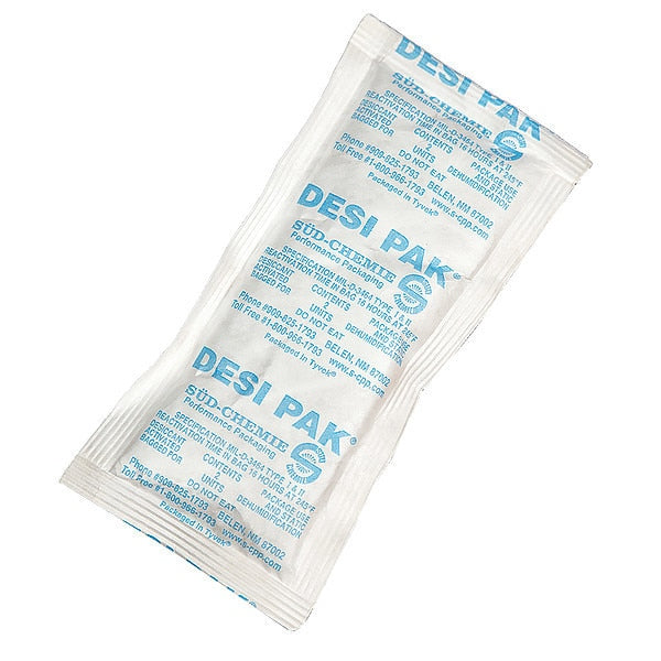 Desiccant, 6in. L, 3in. W, Tyvek, PK150