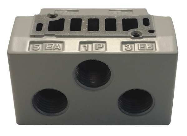 Sub-Plate, 1/8 in. NPT, 0.29 Cv