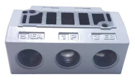 Sub-Plate, 1/4 in. NPT, 0.9 Cv