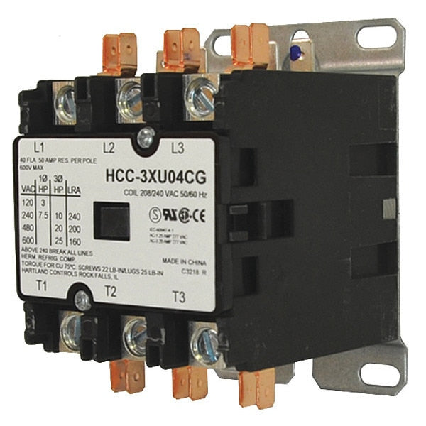 Contactor 240V 50A, 3P, FES