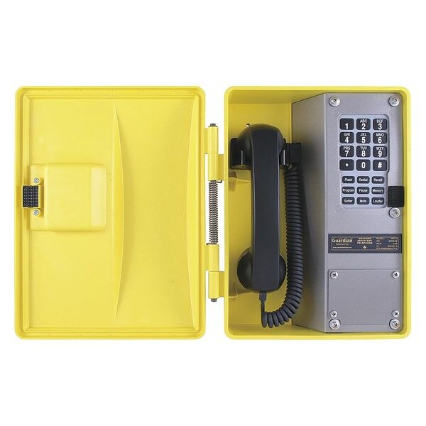 Weather Resistant Telephone, Curly Cord