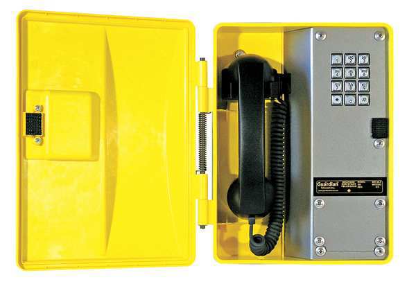 Weather Resistant Telephone, Curly Cord