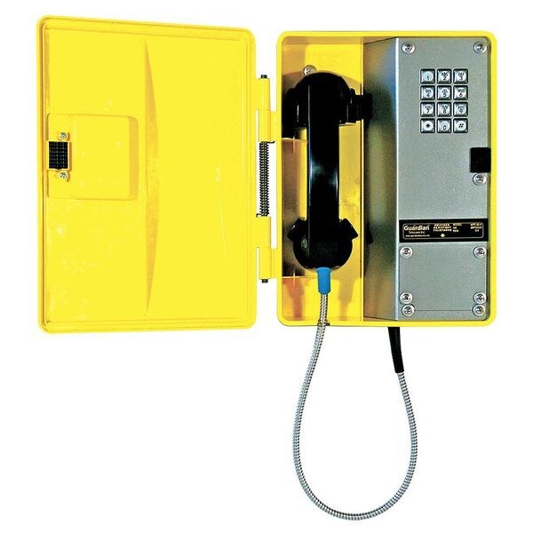 Weather Resistant Telephone, Armored Cord