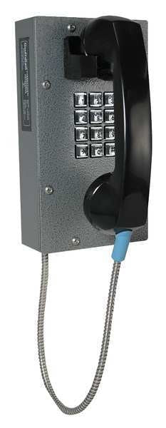 Correctional Telephone, Curly Cord Gray