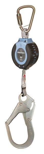 Self Retracting Lifeline, 6 ft., 310 lb. Weight Capacity, Blue