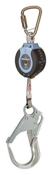 Self Retracting Lifeline, 6 ft., 310 lb. Weight Capacity, Blue