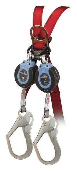 Self Retracting Lifeline, 6 ft., 310 lb. Weight Capacity, Blue